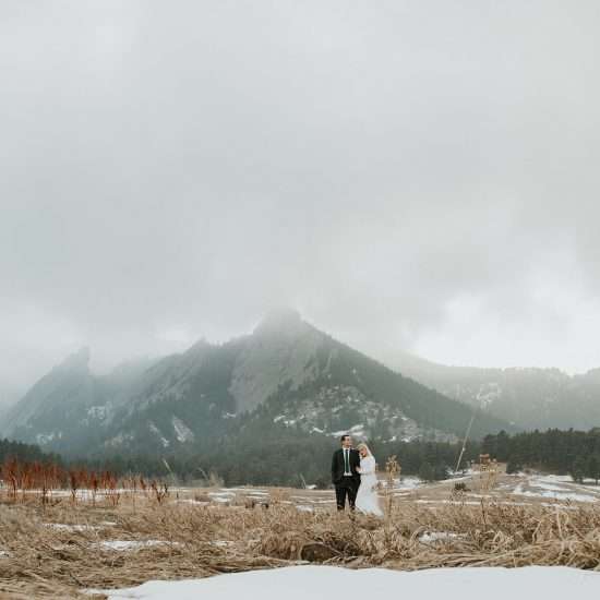 Foggy Winter Boulder Bridals