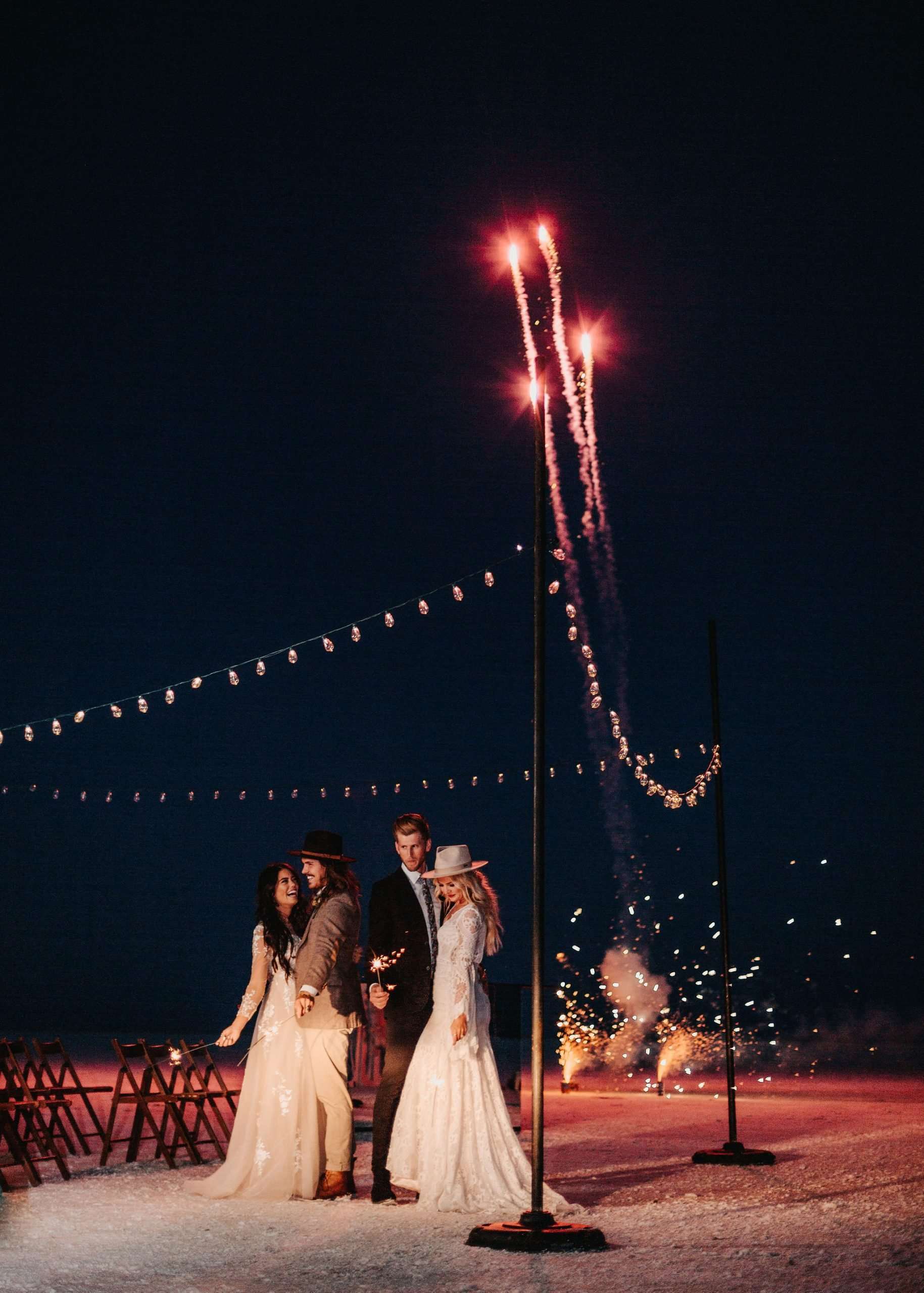 Glamorous and Edgy Salt Flats Bridals Inspiration