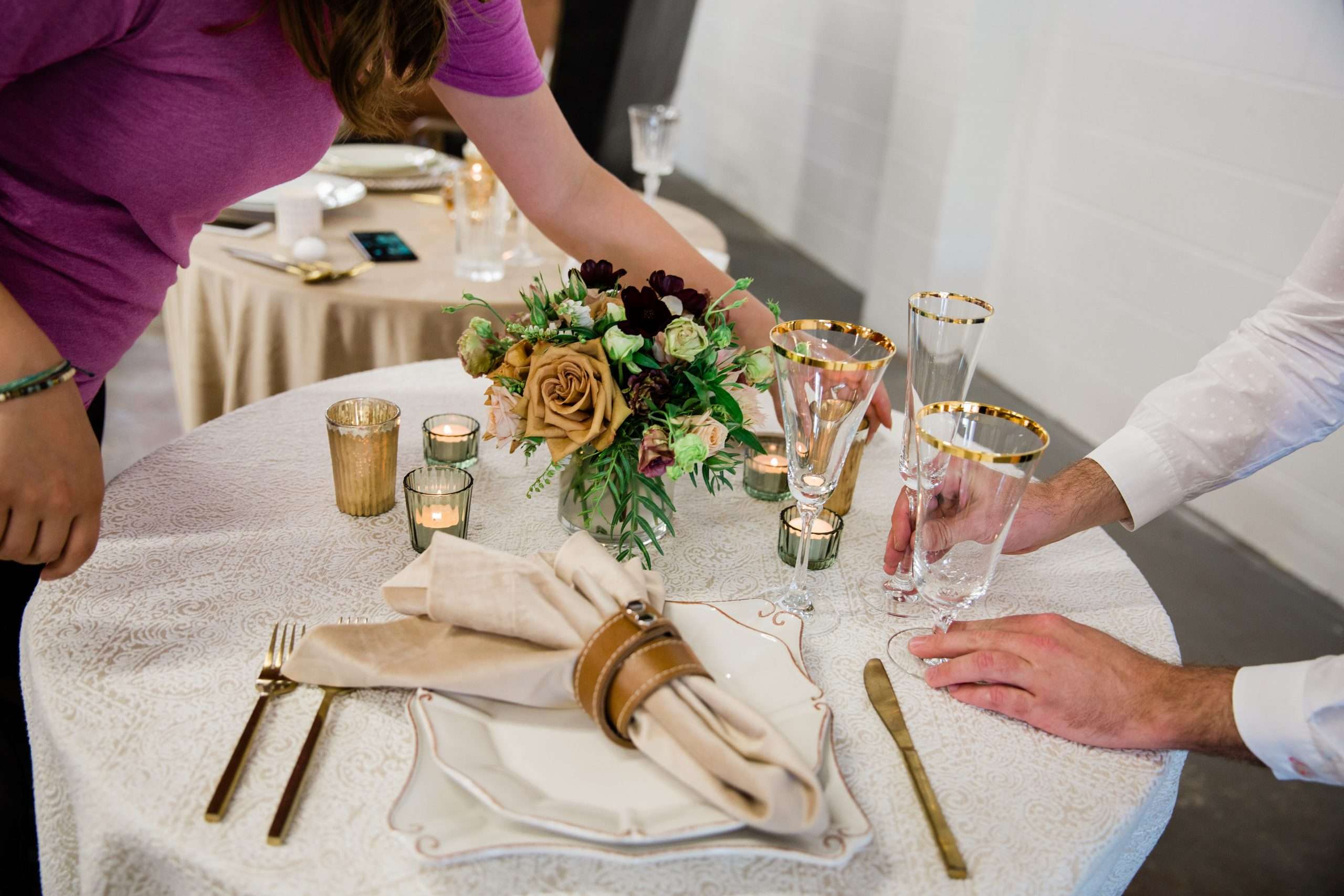 RMB Real Weddings: Table Mockup