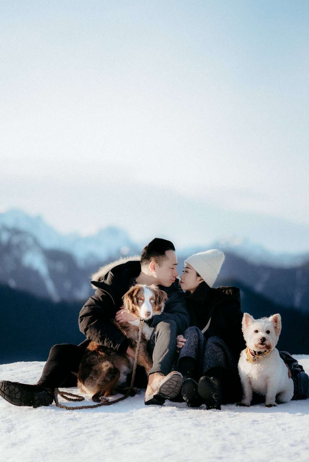 Radiant Dog Mountain Engagement