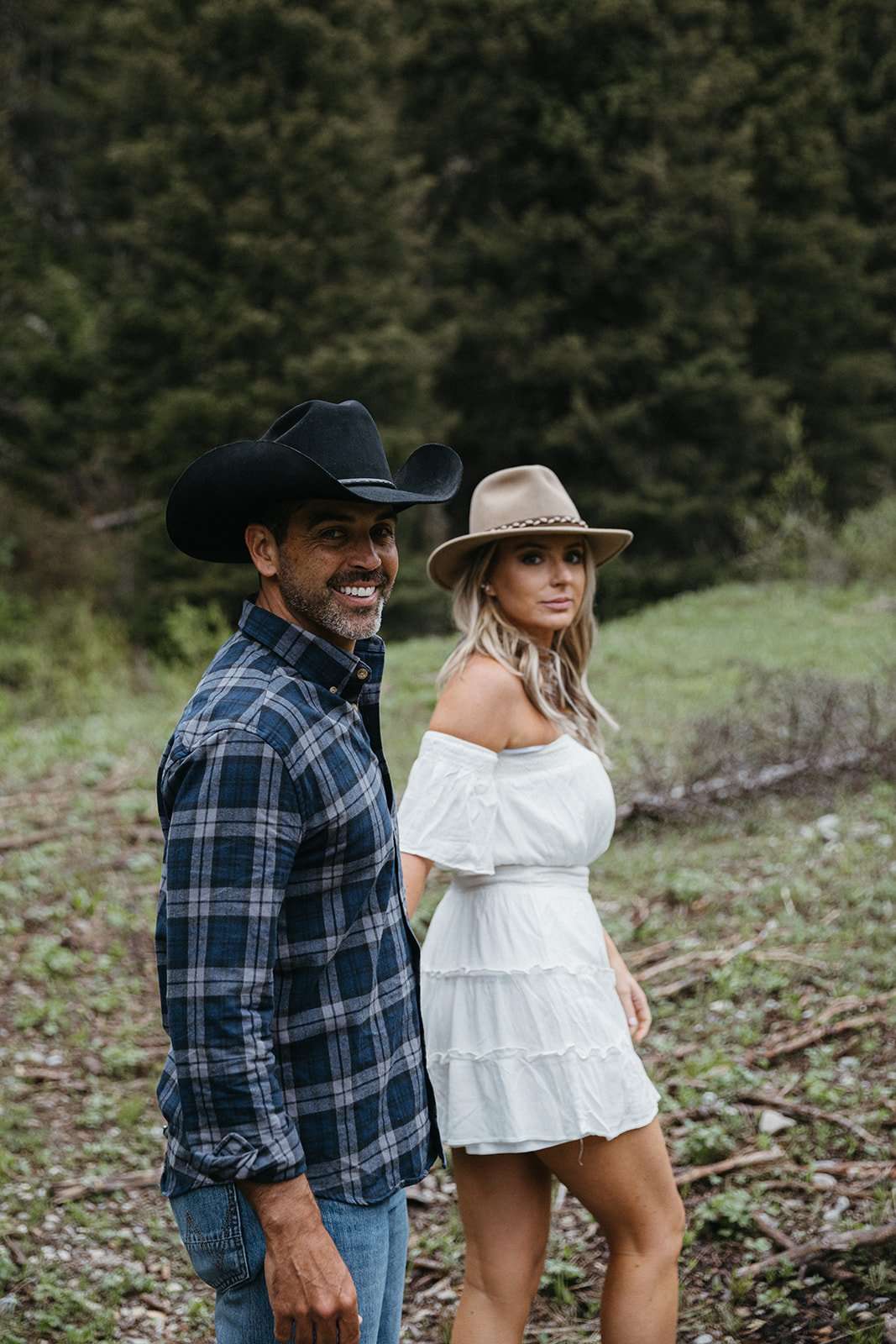 Lighthearted Engagement at Teton Pass