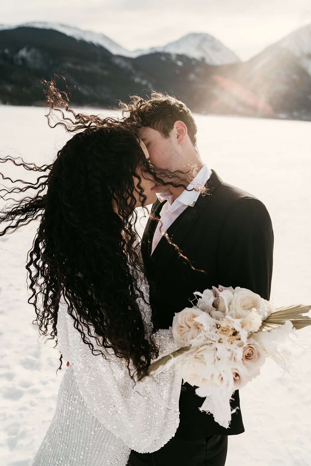Clean and Crisp Winter Elopement Inspiration
