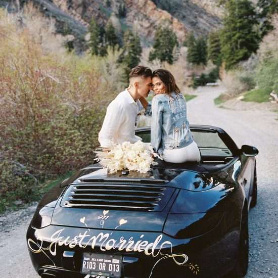 Edgy and Romantic Big Cottonwood Canyon Elopement