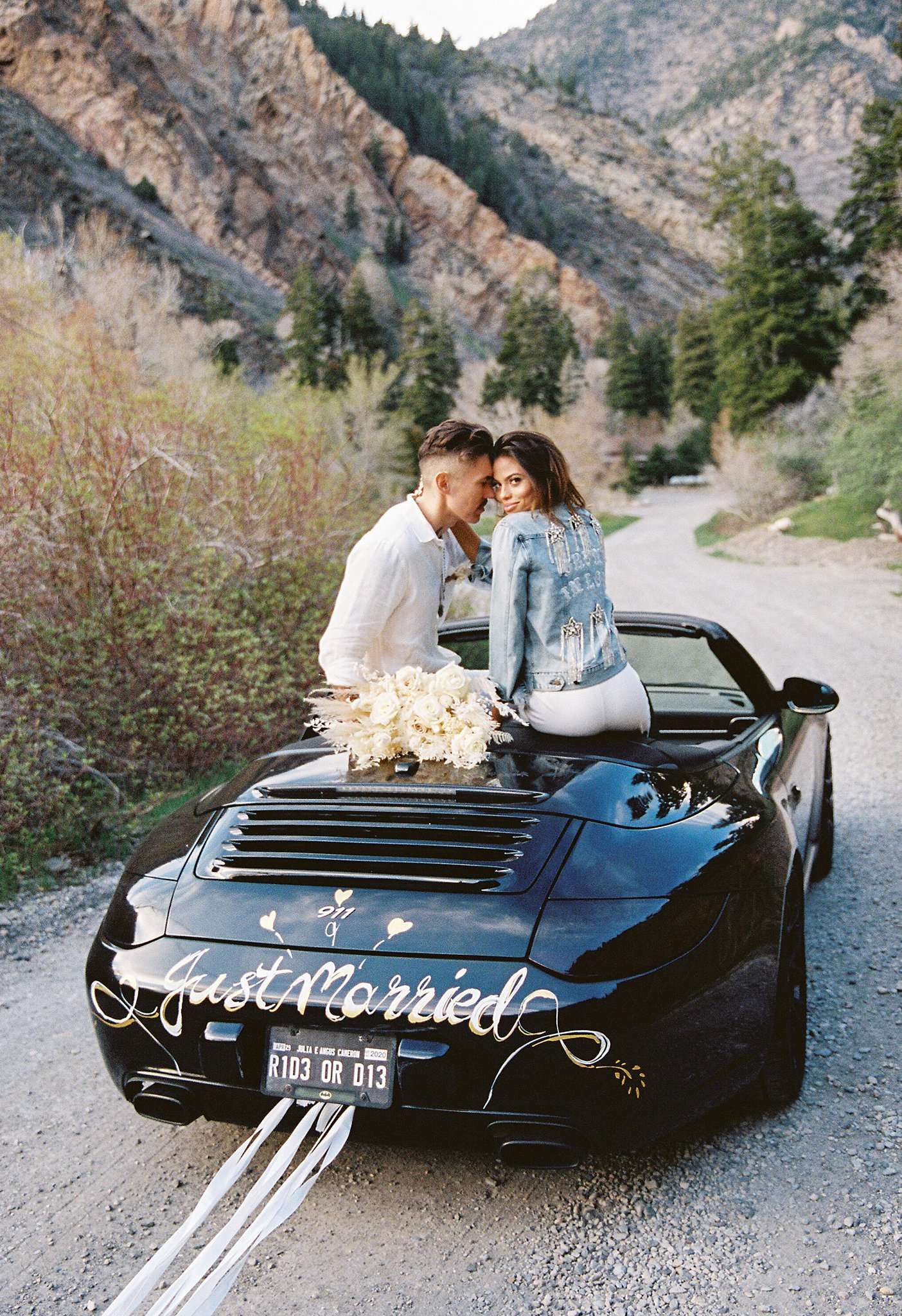 Edgy and Romantic Big Cottonwood Canyon Elopement