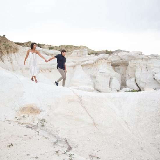 Relaxed and Romantic Paint Mines Engagement