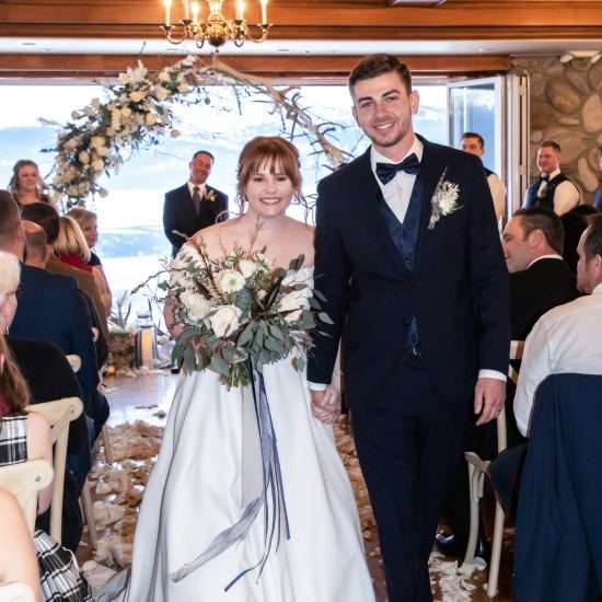 Icy Winter Wedding at Shore Lodge