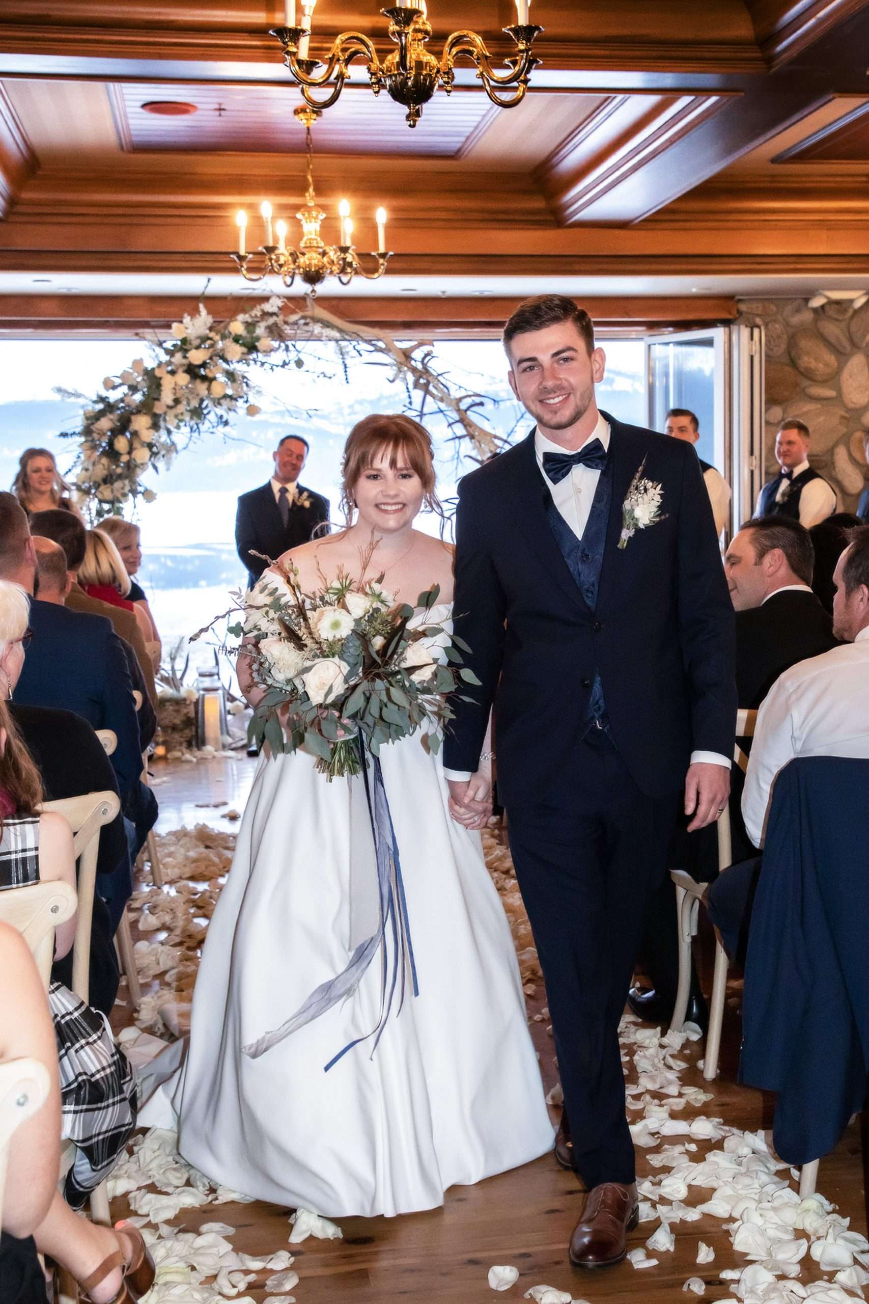 Icy Winter Wedding at Shore Lodge