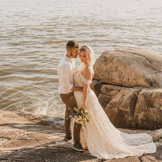Sunset Beach Elopement Inspiration at Lighthouse Park