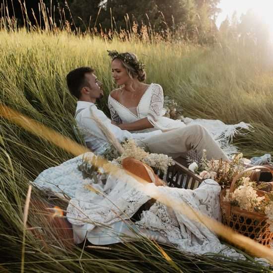 Whimsical and Elegant Picnic Elopement Inspiration