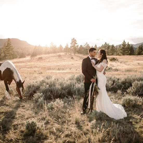 Dark Hollywood Glam Elopement Inspiration