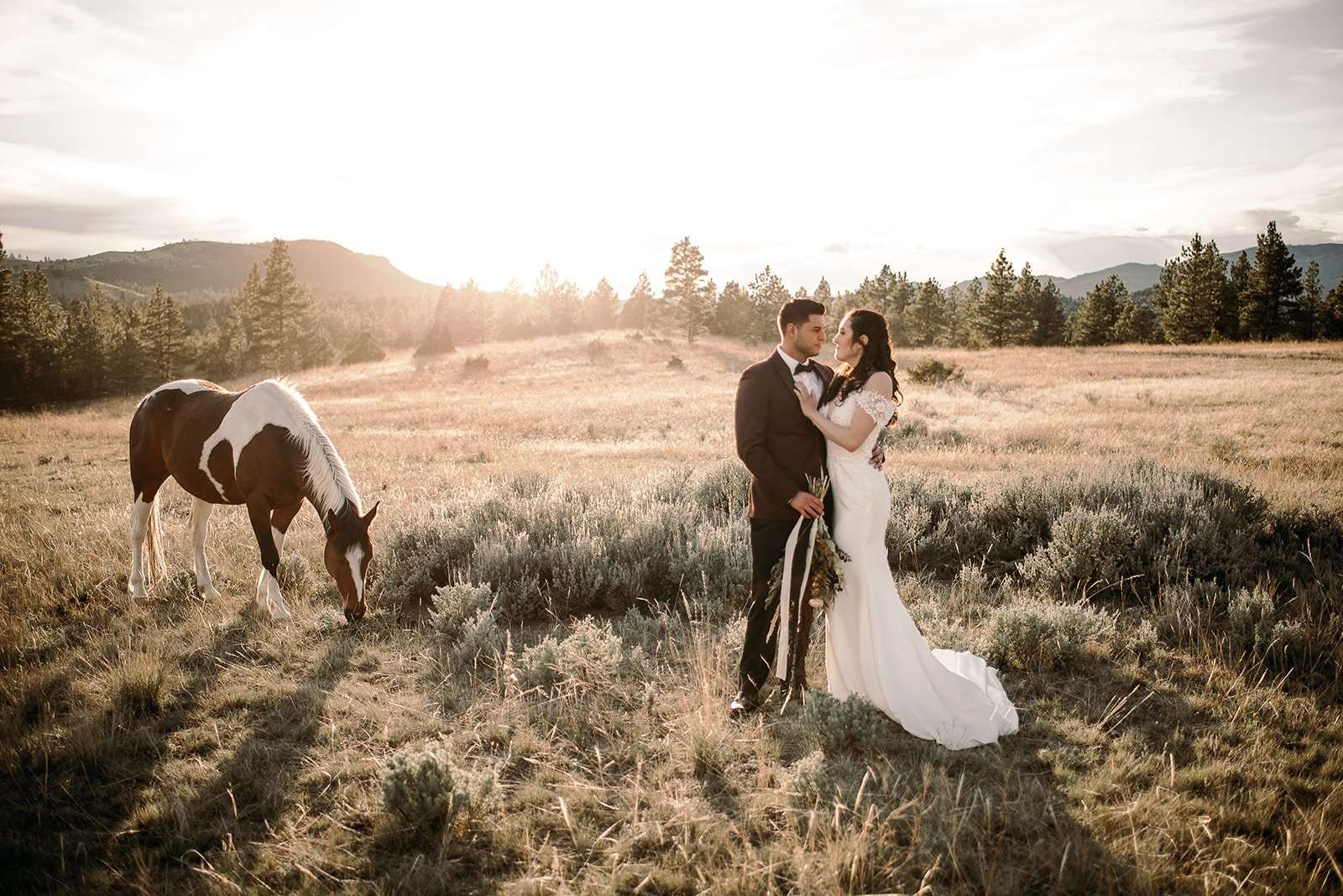 Dark Hollywood Glam Elopement Inspiration