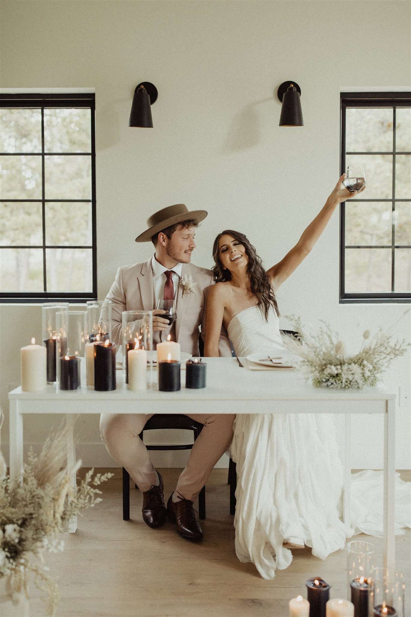 Edgy and Modern Elopement Inspiration at the Lofthouse