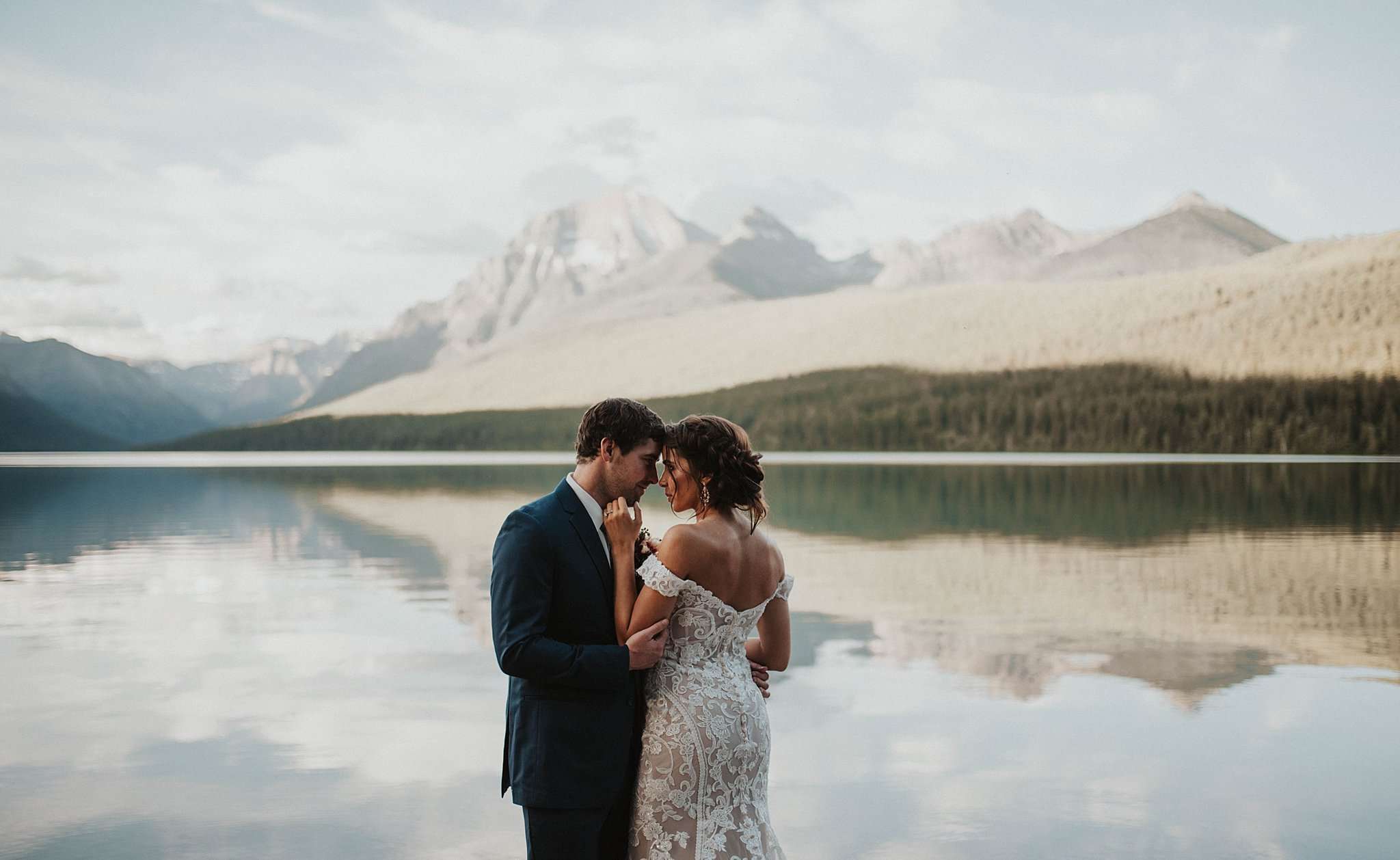 Elegant Lakeside Elopement Inspiration