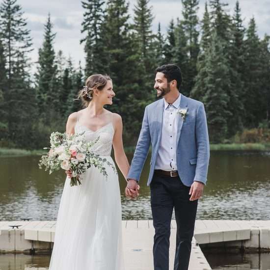 Intimate Outdoor Rocky Mountain House Wedding