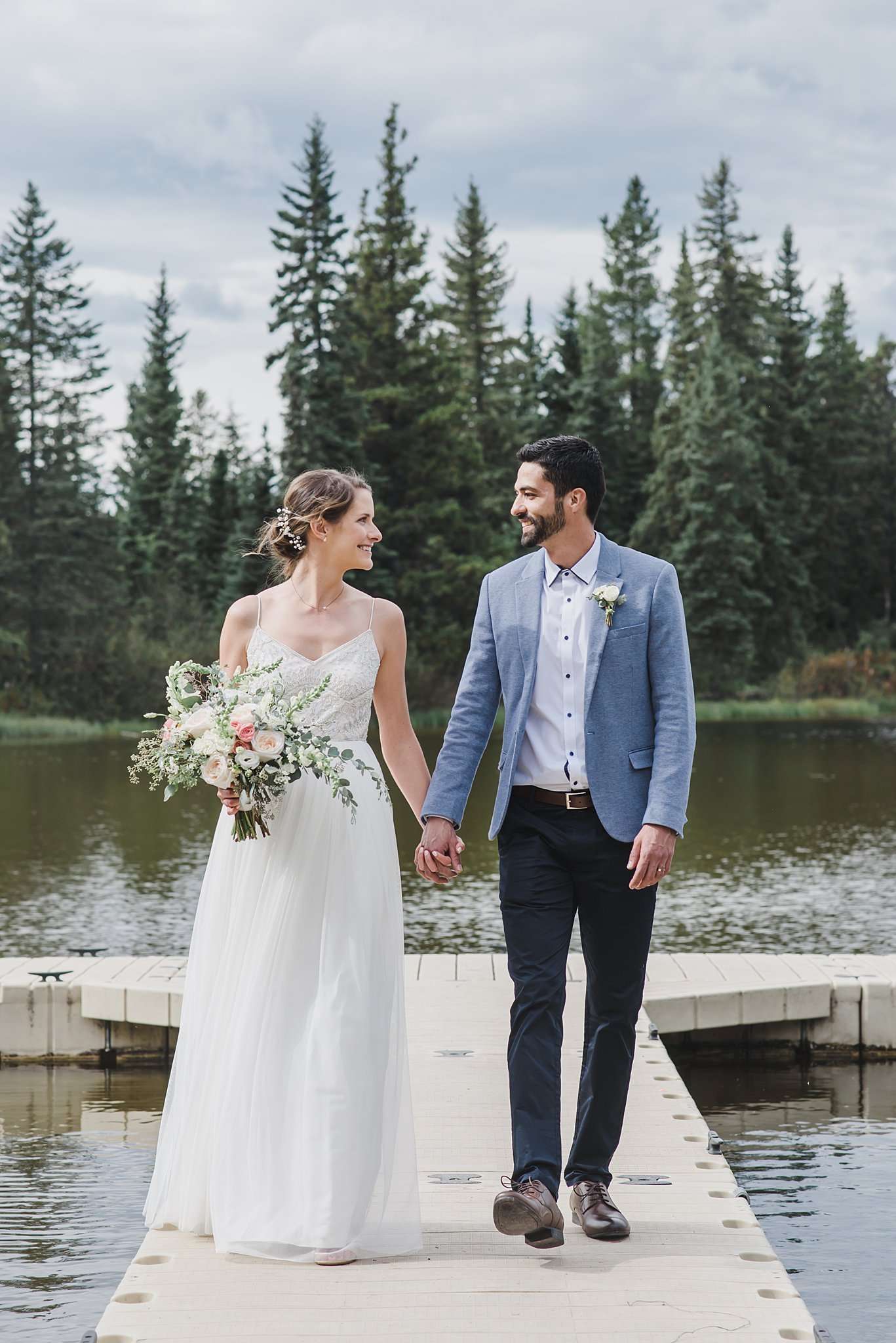 Intimate Outdoor Rocky Mountain House Wedding