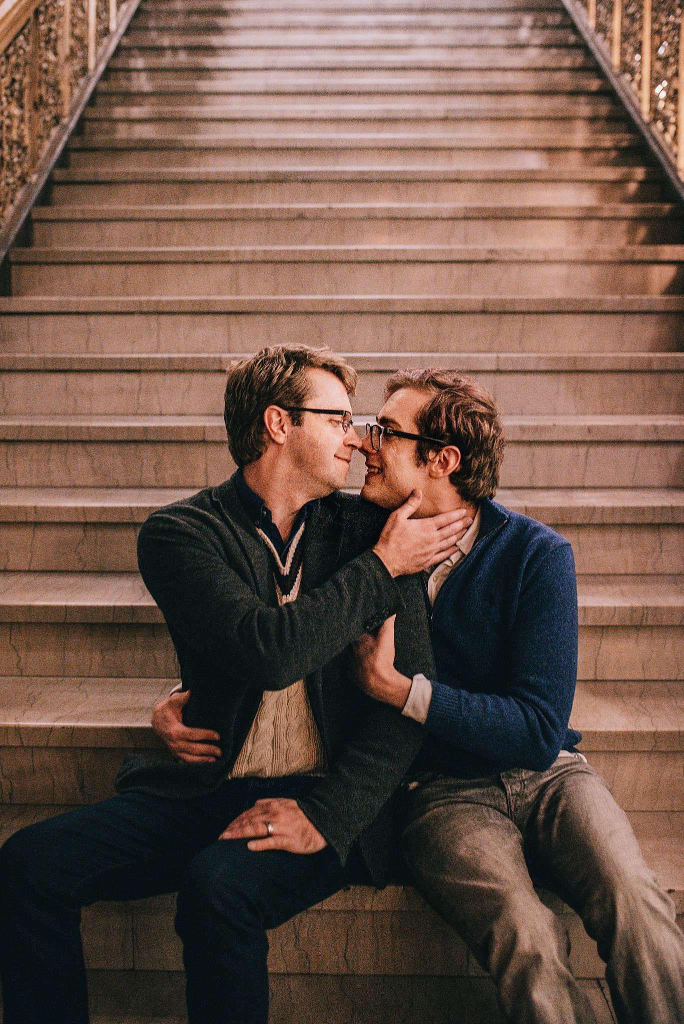 Magical Holiday Downtown Denver Engagement