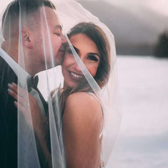 Magical Snowy Manning Park Resort Wedding