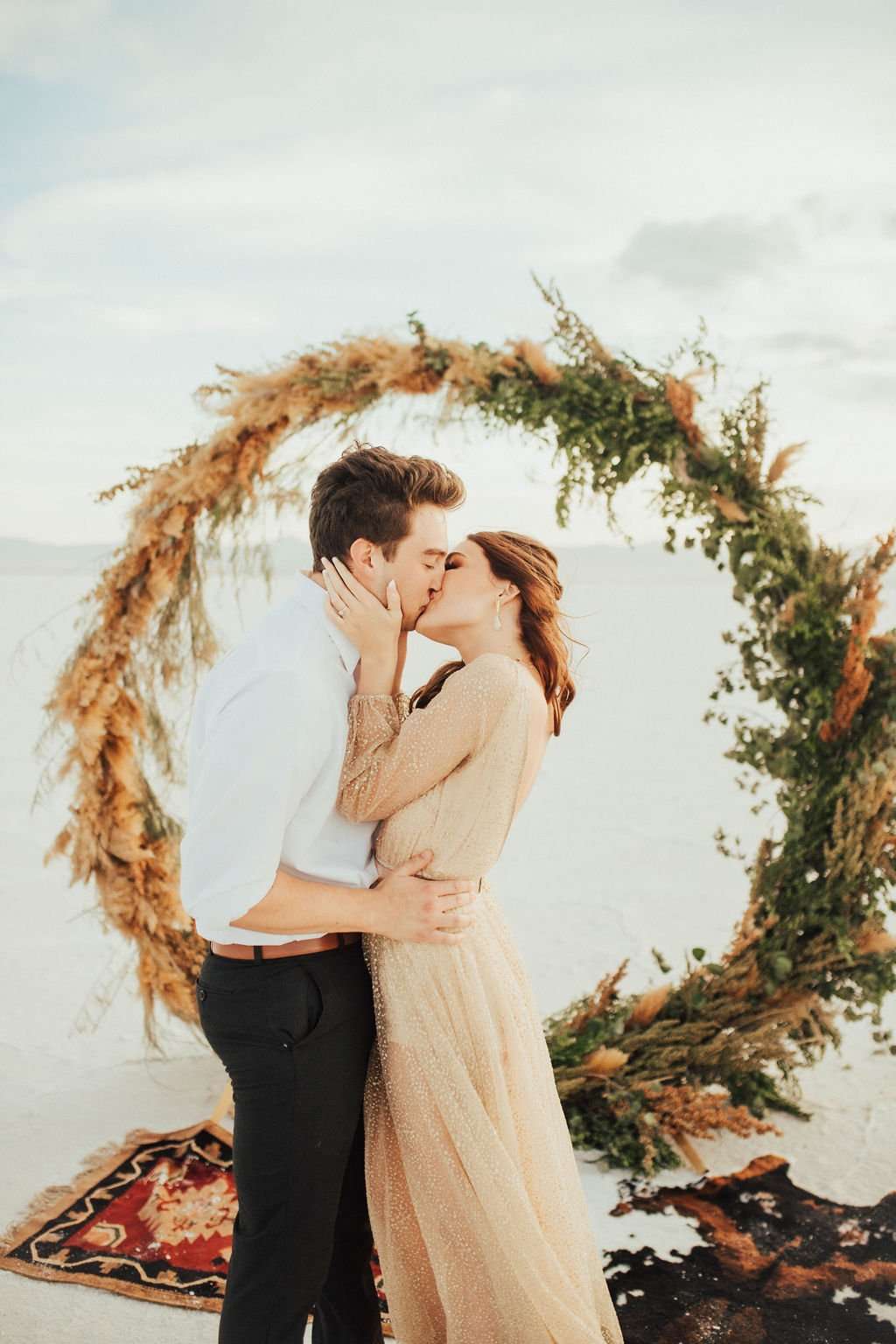 Rustic Romantic Salt Flats Bridals Inspiration