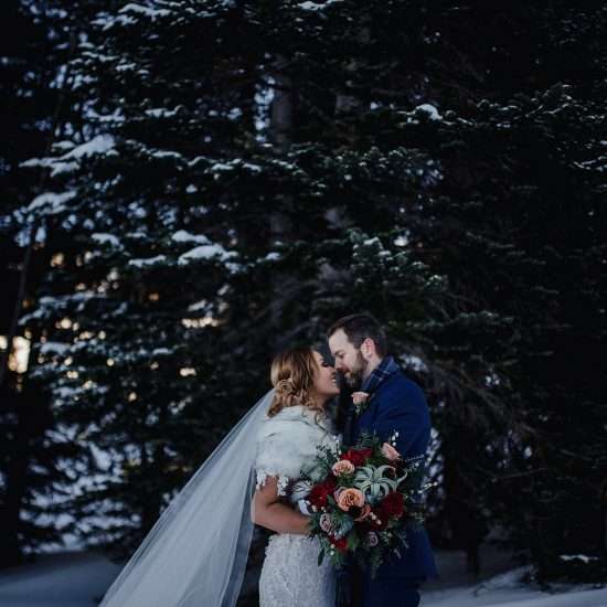 Snowy Vail Mountain Wedding