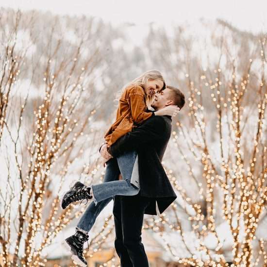 Winter Wonderland Aspen Engagement