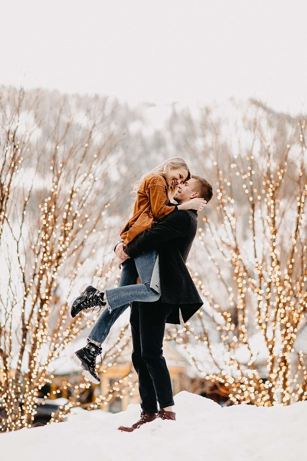 Winter Wonderland Aspen Engagement