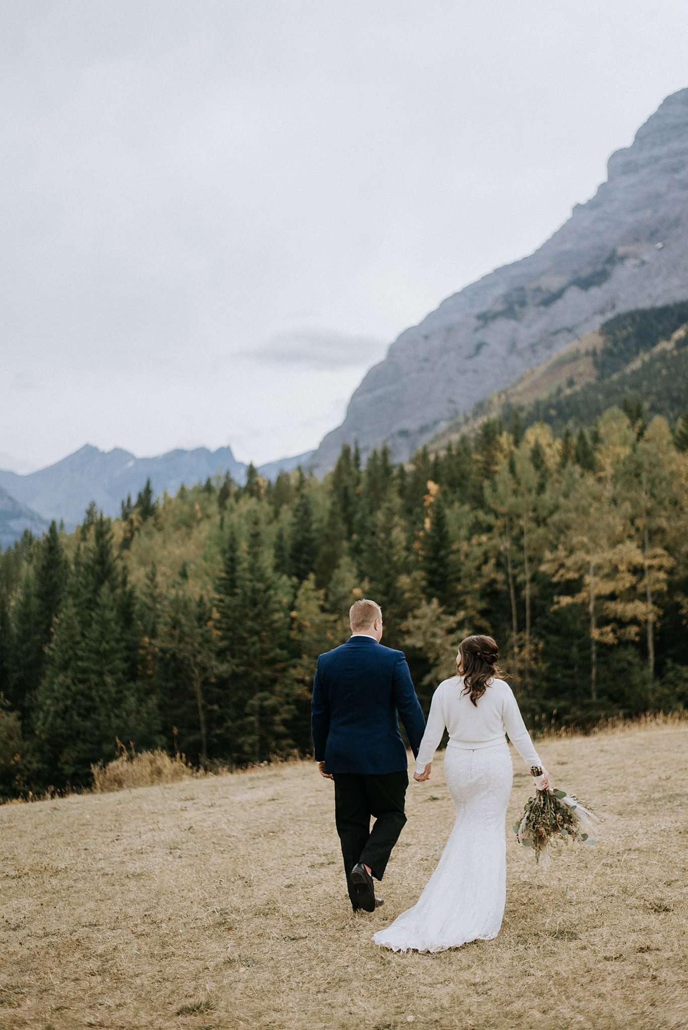 Carefree Alberta Mountain Elopement
