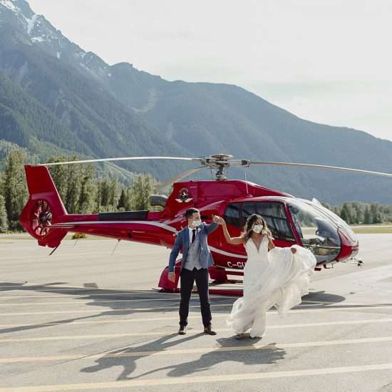 Charming Pemberton Helicopter Elopement Inspiration