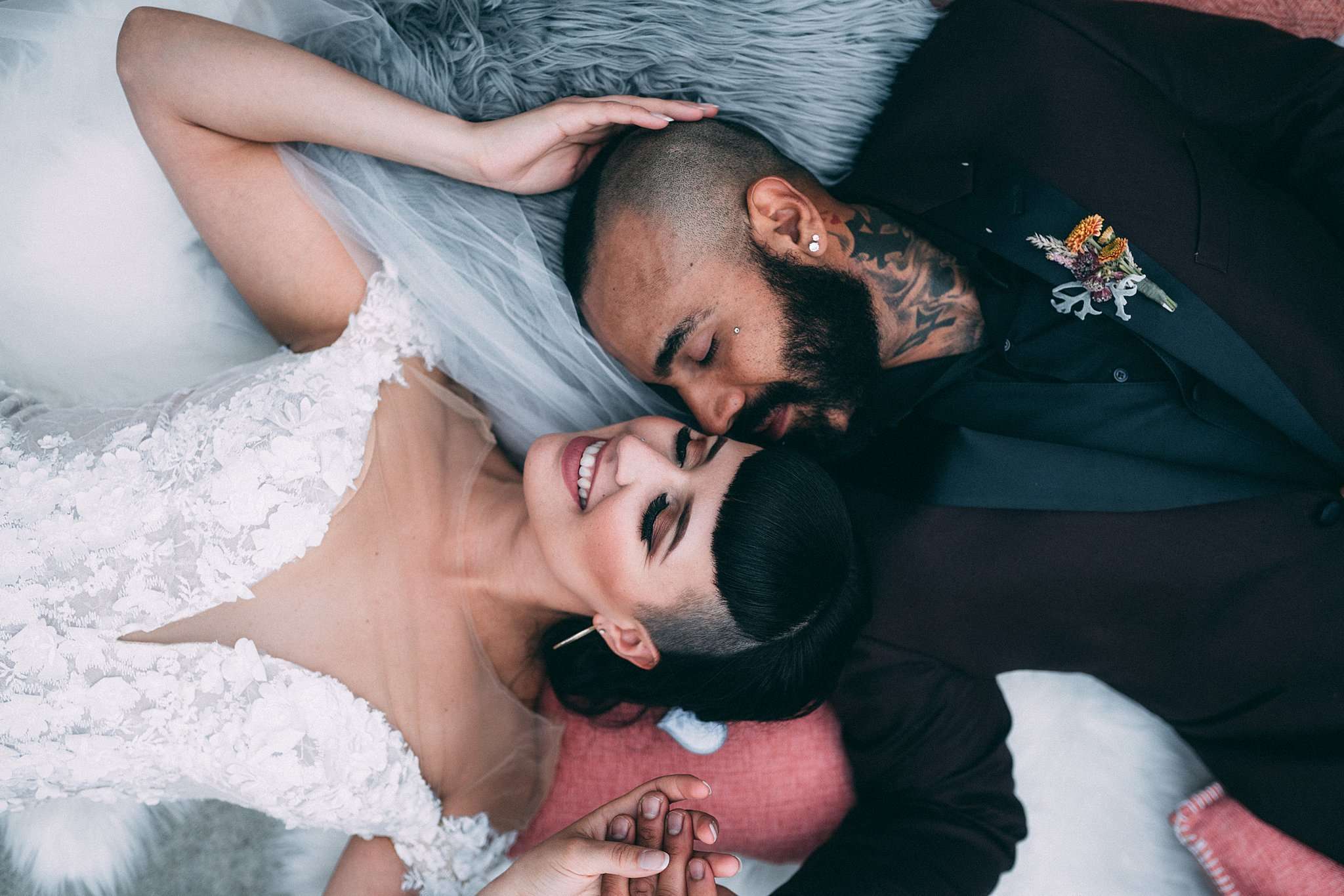 Edgy Wedding Inspiration at Redwoods Golf Course