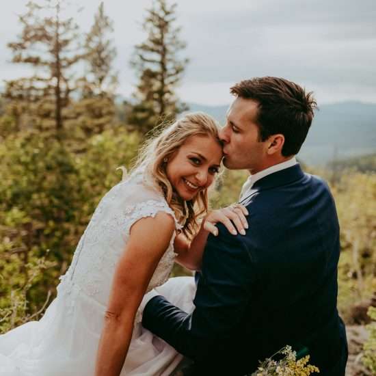 Gorgeous Backyard Angel Fire Wedding
