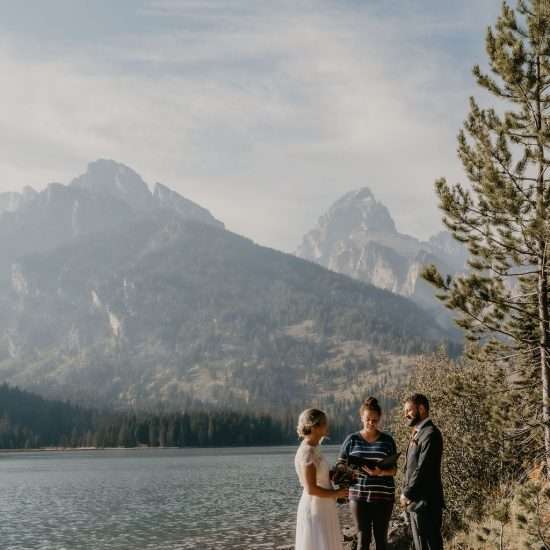 Minimal Adventure Grand Teton Elopement