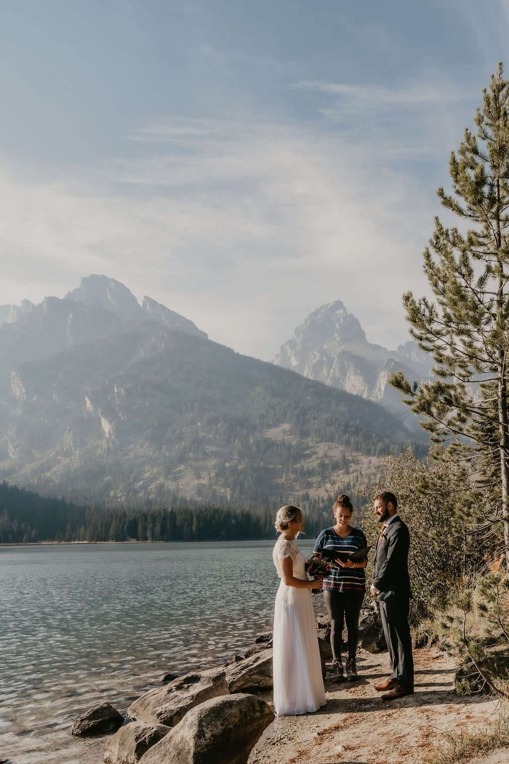 Minimal Adventure Grand Teton Elopement