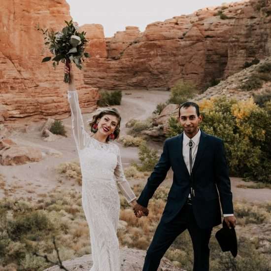 Simple Southwestern Bridals