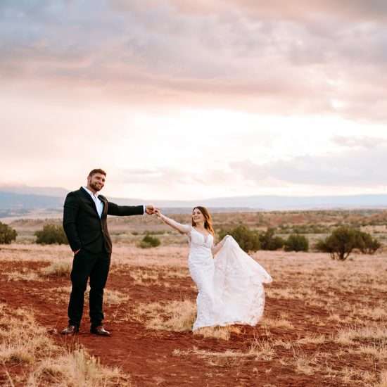 Stunning and Passionate Abiquiu Bridals