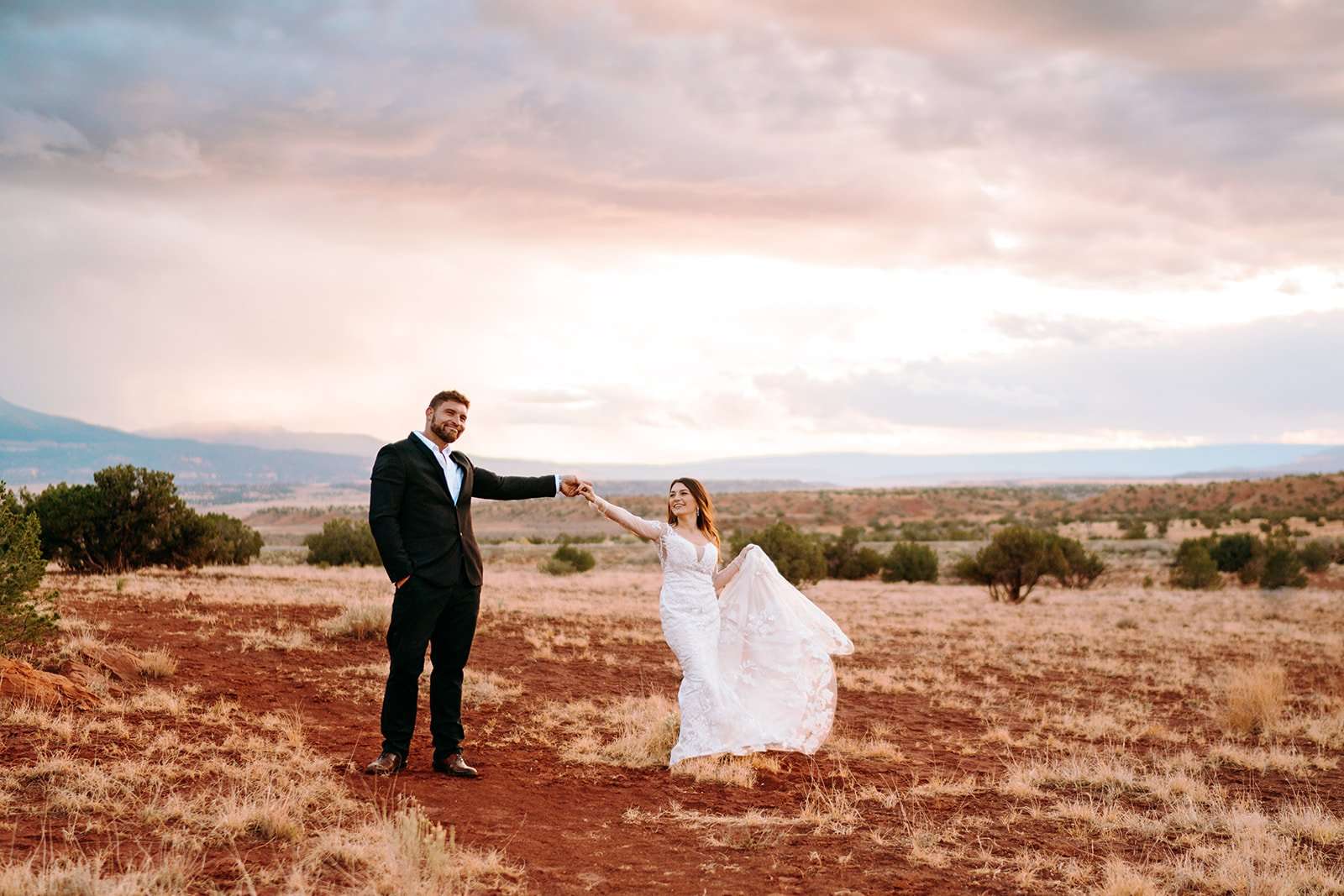 Stunning and Passionate Abiquiu Bridals