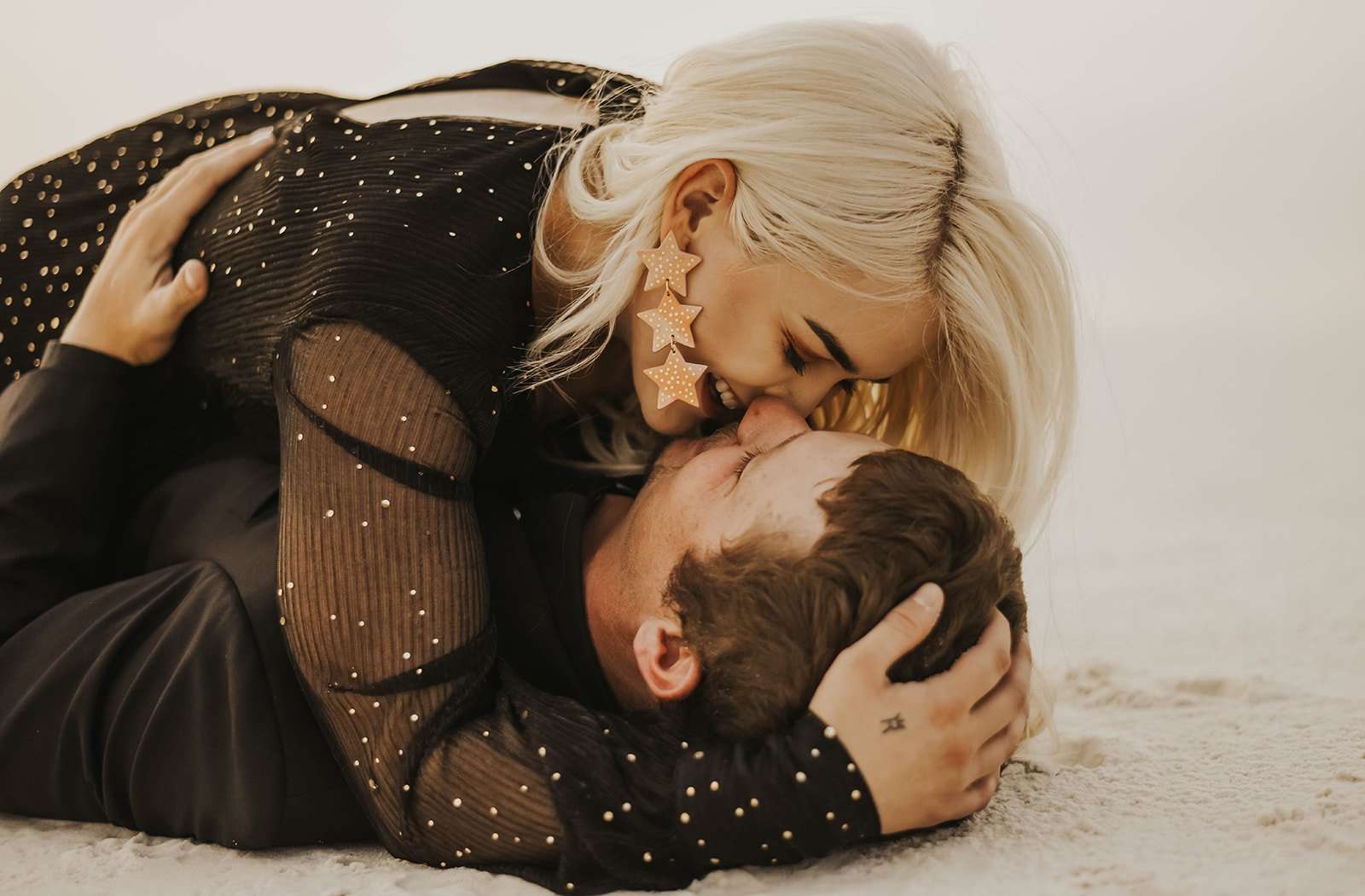 Unique and Moody Desert Anniversary Session