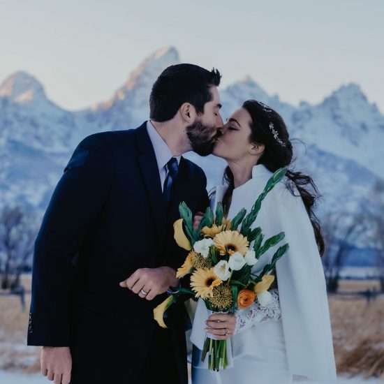 Charming Frosty Grand Teton Elopement