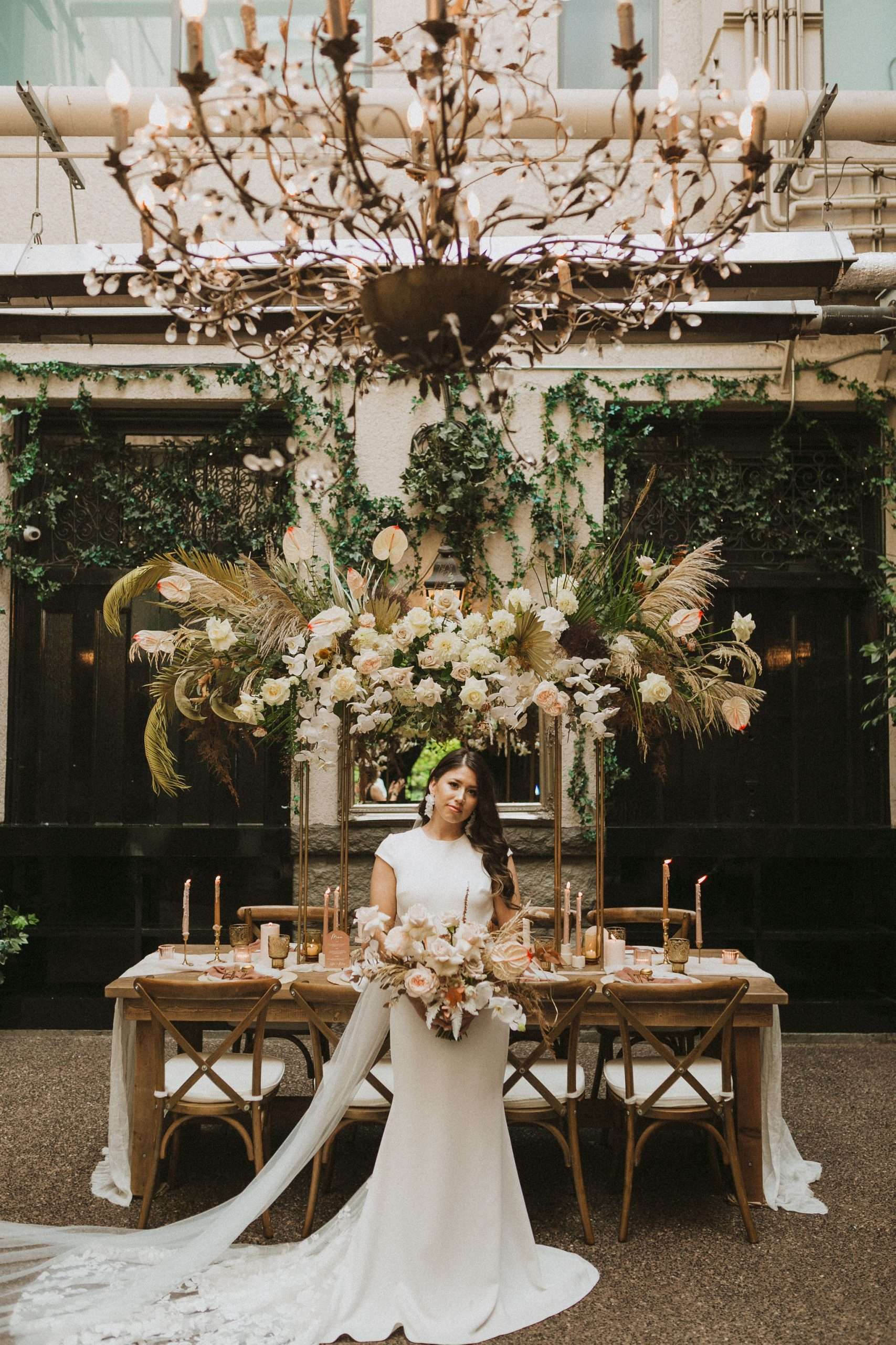 Glamorous and Romantic Elopement Inspiration