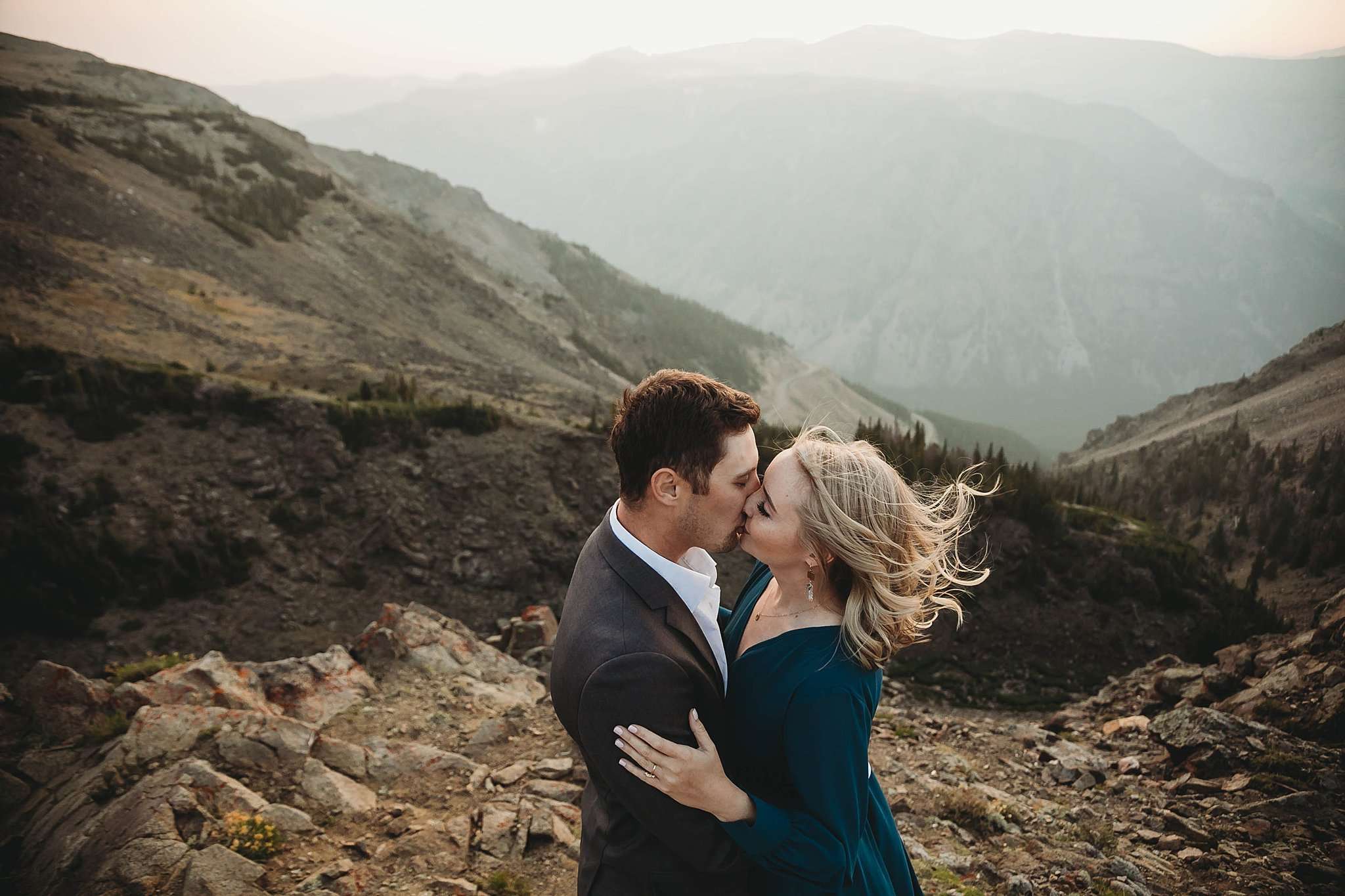 Smoky Mountaintop Engagement