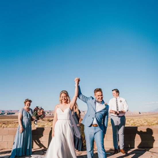 Sweet and Intimate Lake Powell Wedding