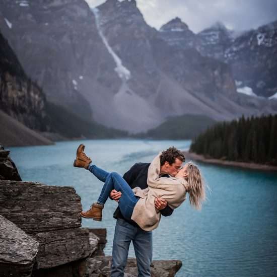 Adventurous Banff National Park Engagement
