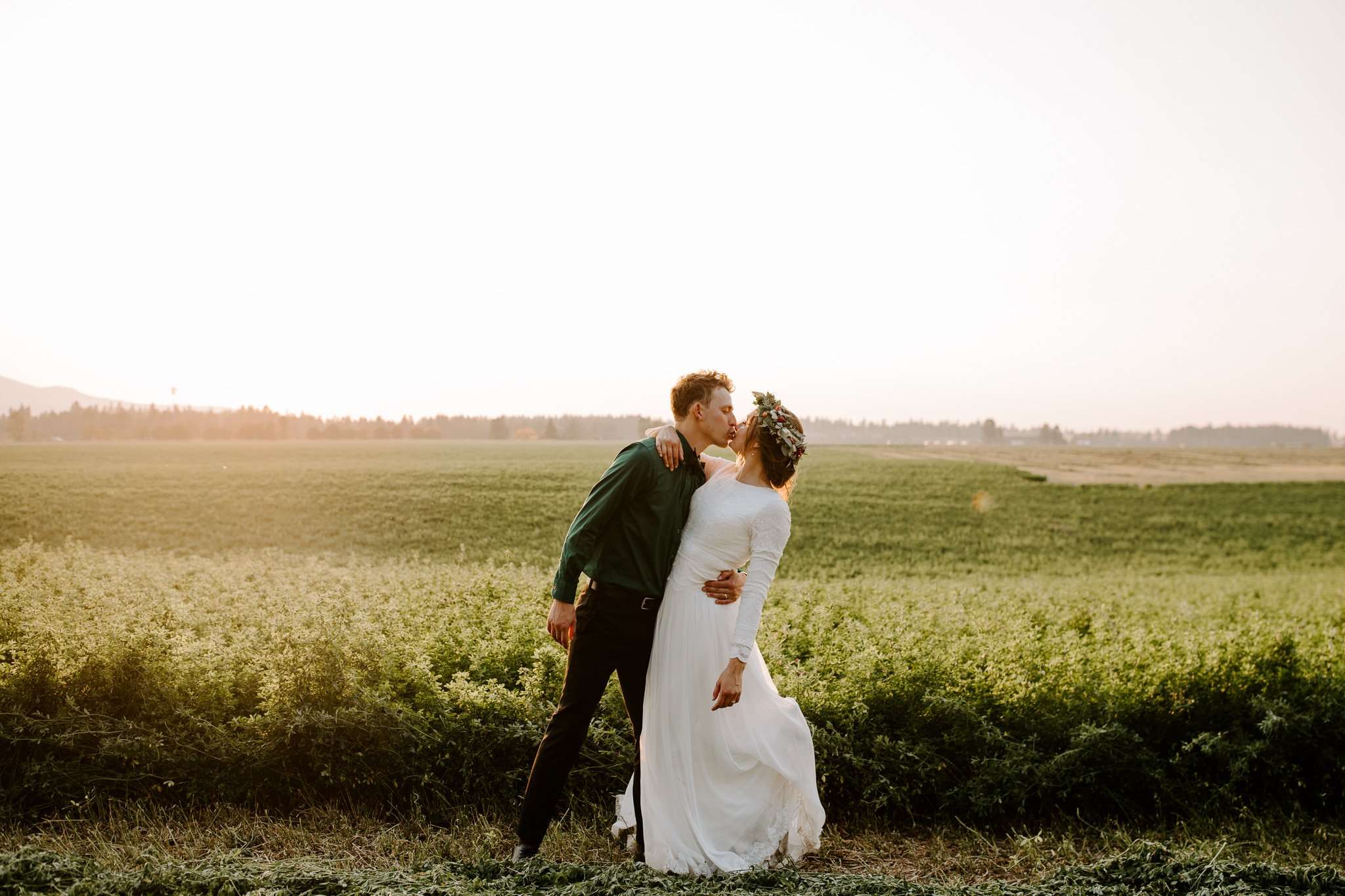Joyful Backyard Coeur d’Alene Wedding