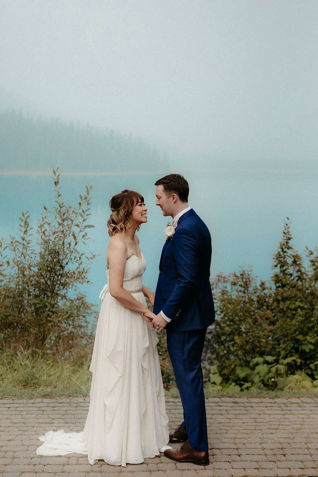 Intimate and Carefree Emerald Lake Lodge Elopement
