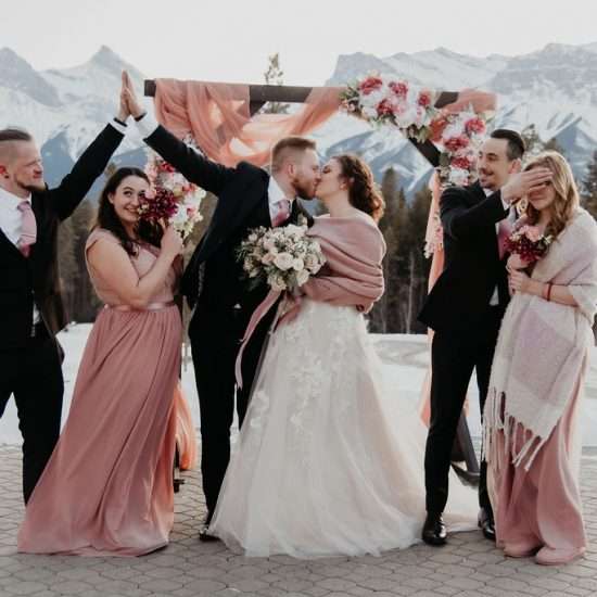 Cozy and Romantic Silvertip Resort Wedding