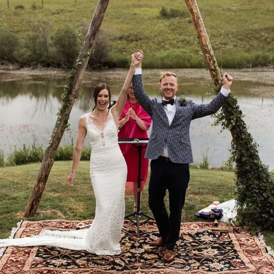 Elegant Outdoor Alberta Wedding