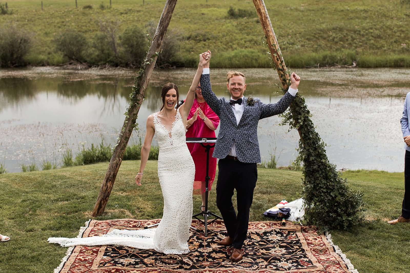Elegant Outdoor Alberta Wedding