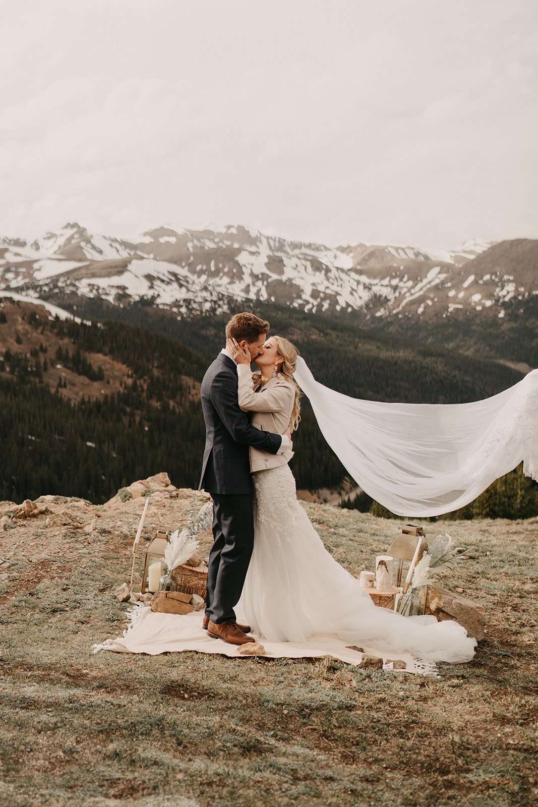 Mountaintop Loveland Pass Elopement