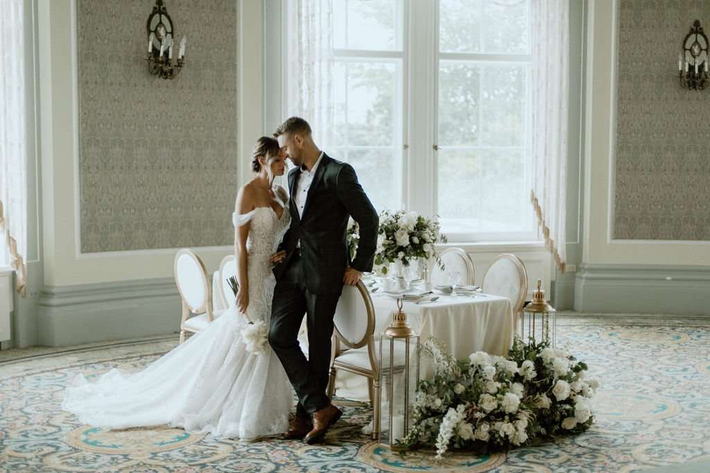 Regal White and Sage Wedding Inspiration
