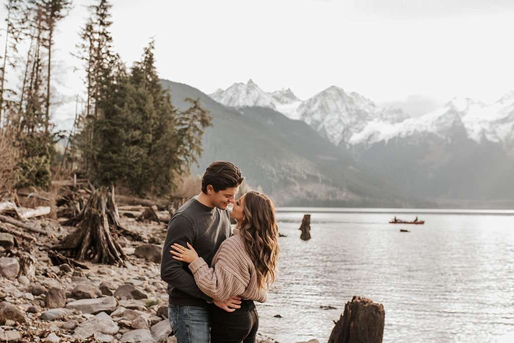 Stunning Windy Chilliwack Engagement