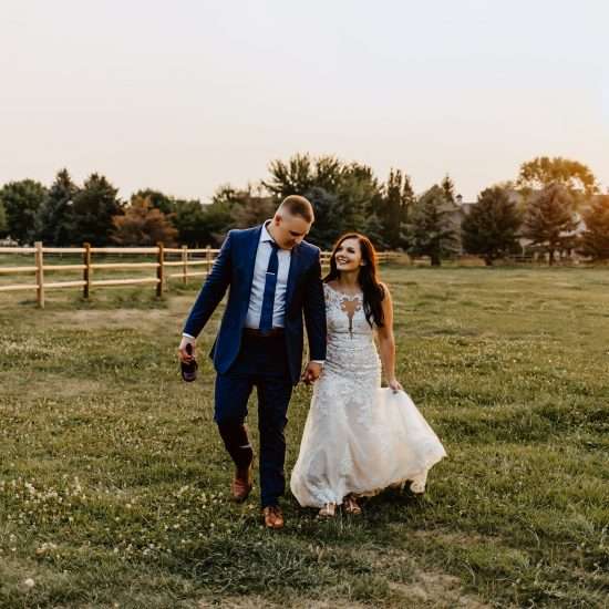 Sweet and Emotional Eagle Wedding