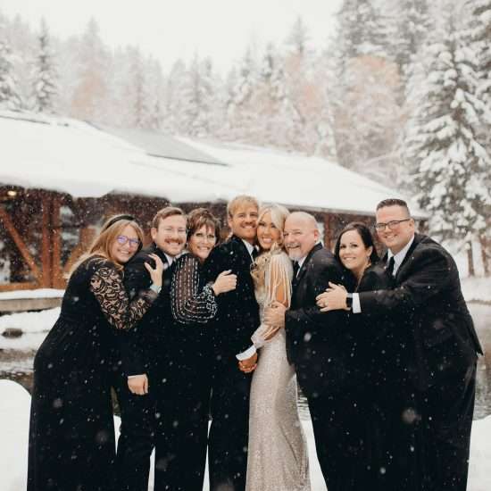 Stunning Winter Sundance Mountain Resort Wedding